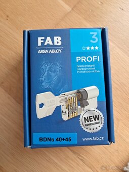Cylindricka bezpečnostná vložka FAB ☆☆☆ - 6