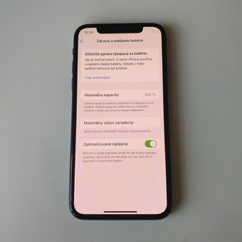 iPhone XS 256GB čierny 100% tná baterka TOP STAV - 6