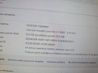 Dotykovy Asus Zenbook 14 OLED so 16 gb ram i7 procesorom a 5 - 6