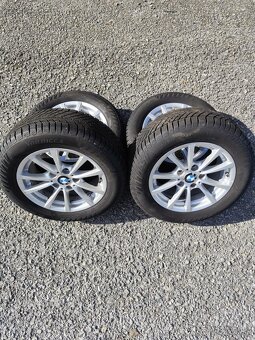 BMW disky 5x120 + Zimné pneumatiky 225/55 R16 s TPMS - 6