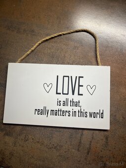 Drevena dekoracia zavesna a držiak na servitky - 6