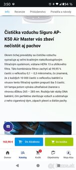 Siguro AP-K50 ČISTIČKA VZDUCHU - 6