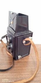 Starožitný fotoaparát Voigtlander Brillant 6x6 TLR cca 1930 - 6