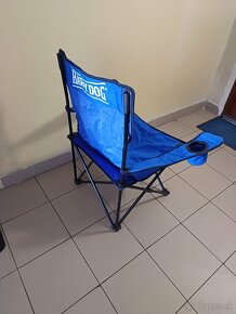 Skladacia  stolička modrá - 6