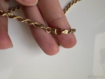 Zlata retiazka valis 14k s puncom - 6