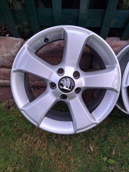 Hliníkové disky 5x112 R16 / škoda,seat,VW,audi... - 6
