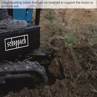 Minibager Scheppach EXC 815 - Nový  - 6