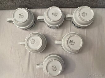 Gastro šálky na kávu - vzor kvety - 6