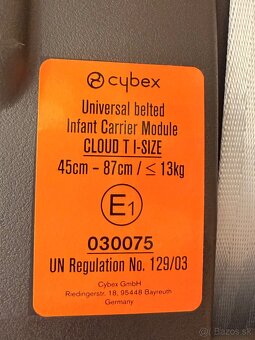 Vajíčko Cybex Cloud T I-Size Plus - Cozy Beige - 6