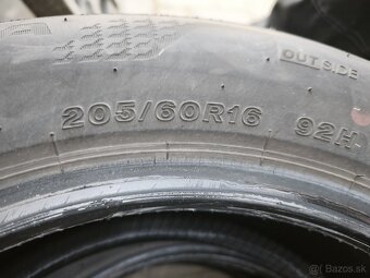 Predám Bridgestone Duranza 205/60 R16 - 6