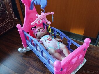 Babika BABY born Emma + postielka s kolotocom - 6