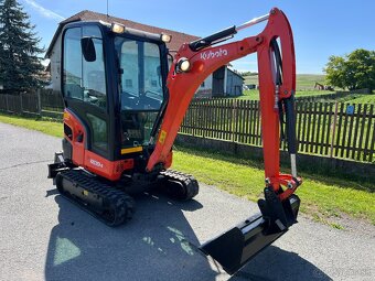 Minibagr Kubota KX019-4 hyd.podvozek, AUX, 3xlžíce - 6