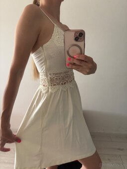 Čipkovane letné minišaty XS Topshop - 6