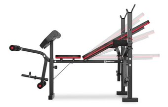 Predám lavičku aj s činkami 76kg - 6