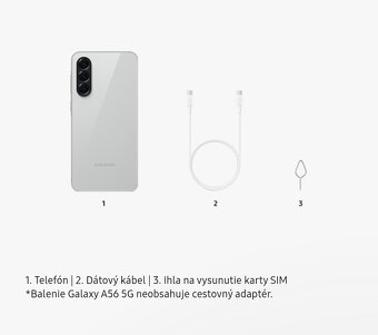Samsung Galaxy A56 5G 8 + 256 GB Lightgrey - 6