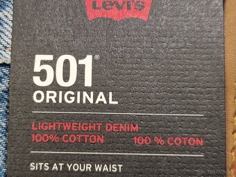 Pánské džíny Levi's 501 W36/L30=46/105cm p275 - 6