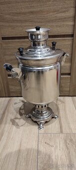 Ruský samovar na drevo,uhlie 1977 - 6