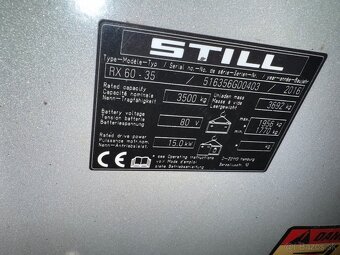 Prodám el. VZV Still RX 60-35 r.v. 2016 s pozicionérem - 6