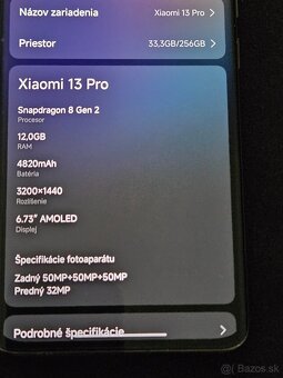 Xiaomi 13pro, 12gb/256gb - 6