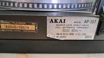 Gramafón AKAI AP-307, full automatic - 6