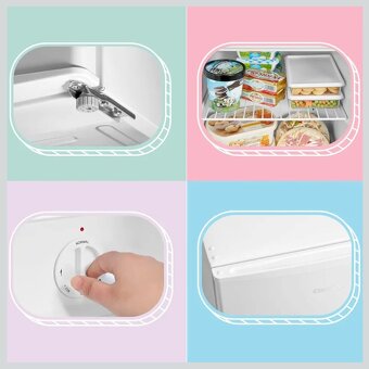 Comfee RCD50WH1 (E) – kompaktná mini chladnička, nová, -30% - 6
