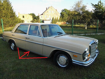 Mercedes W108,110,114,115 - spodní lišty - 6