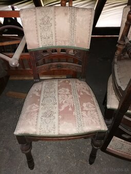 Starožitné stoličky drevené, začiatok 20.stor. - 6