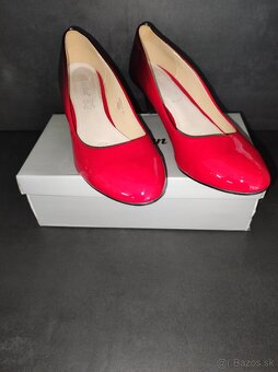 Červené lakované lodičky - 6