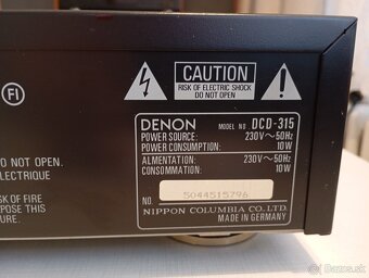 cd player DENON DCD-315 - 6