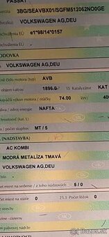 Vstreky 1.9tdi PD 74kw AVB - 6