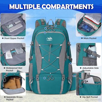 Turistický batoh 50L - 6