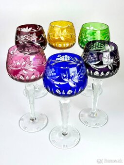 Krištáľové poháre na víno Lausitzer - 6