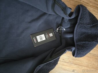 Dámska CMP teddy/fleece bunda s kapucňou - 6