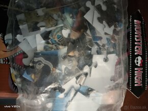 Monster kabelka + puzzle 3 d, a šablóna,popis- foto - 6