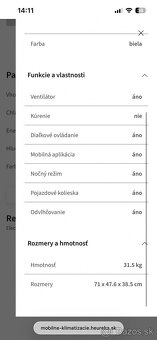 Klimatizácia ChillFlex Pro prenosná Electrolux - 6