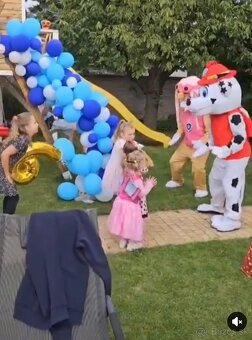 Párty s maskotmi , labkova patrola, šmolkovia , mickey mouse - 6