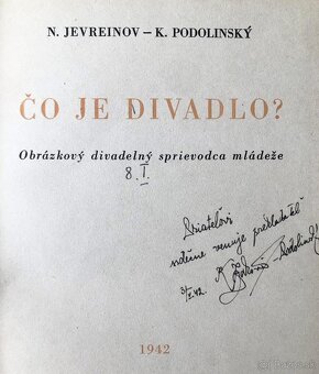 Staržitná detská kniha o divadelnom umení / divadle - 6