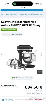 KitchenAid Artisan 5KSM70SHXEBK čierny - 6