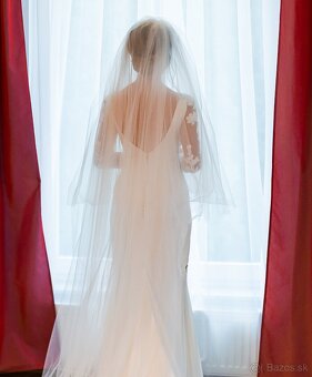 Predávam nádherné svadobné šaty značky Pronovias - 6