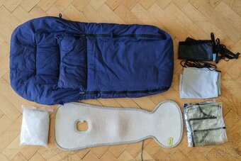 Kočík CYBEX EEZY S+ 2 River blue s príslušenstvom - 6