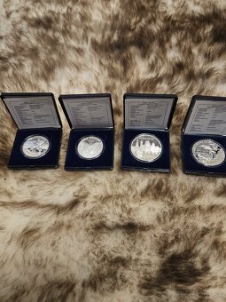 Slovenské strieborné euromince Proof - 6