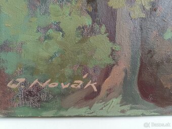 Obraz J. Novák, Vysoké Tatry - Kriváň, olej na pláně 135x85 - 6