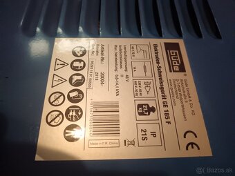 Predám ako novú zváračku GUDE GE185F  cca 10m kábel 380V - 6