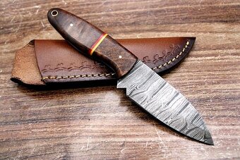 17/ Damaškový lovecký nôž. - 6