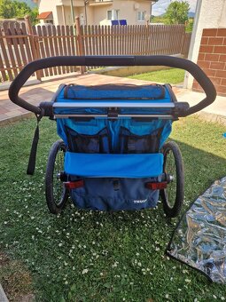 Thule Charriot cross 2 blue cyklovozik - 6