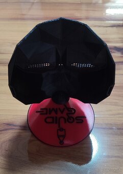 3D tlačená maska Squid Game + stojan na masku - 6