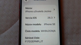 Predám Apple iPhone SE 2020 product RED - 6