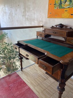 Biedermeier Písaci Stôl - originál z 19. stor. - 6
