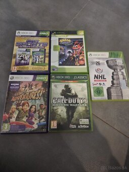 Xbox 360 + Kinect + 2 ovládače + 10 hier - 6