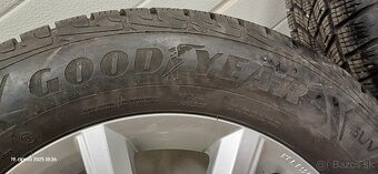 Orginal sada VW disky 6.5Jx17 ET38 zimne pneu Good Year - 6
